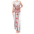 Bulgarian Embroidery Style Seamless Pattern Tank Maxi Dress