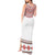 Bulgarian Embroidery Style Seamless Pattern Tank Maxi Dress