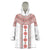 Bulgarian Embroidery Style Seamless Pattern Wearable Blanket Hoodie