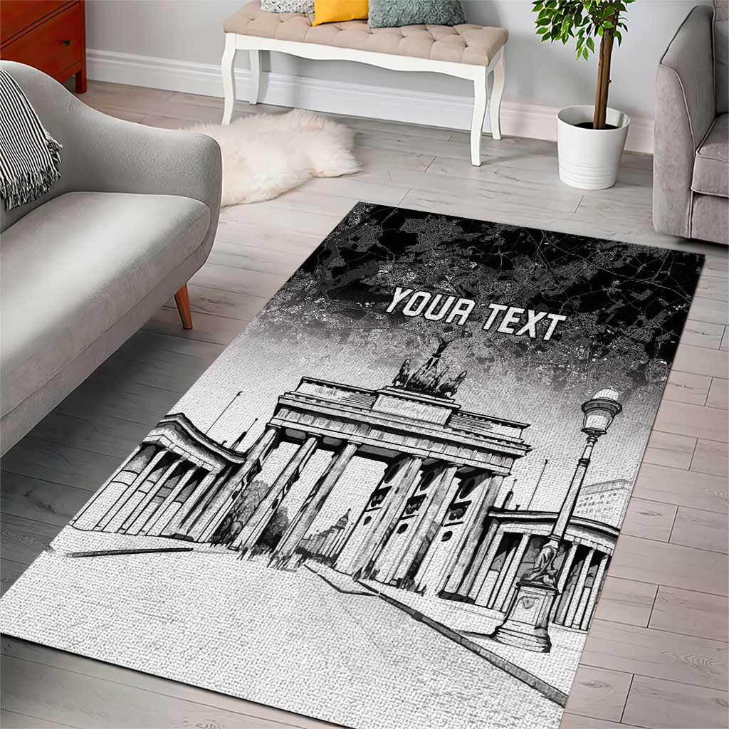 Personalized Germany Berlin Wall Area Rug Tag der Deutschen Einheit