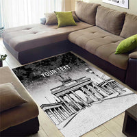 Personalized Germany Berlin Wall Area Rug Tag der Deutschen Einheit