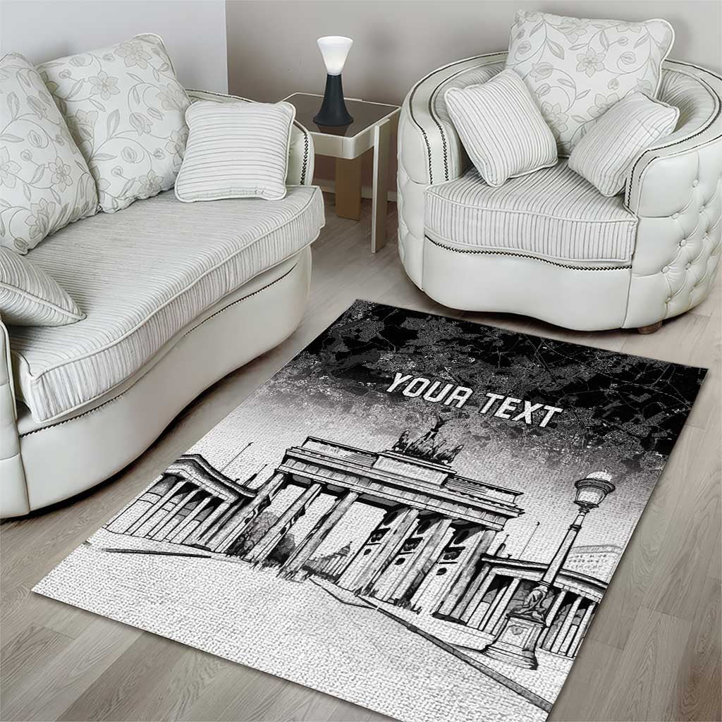 Personalized Germany Berlin Wall Area Rug Tag der Deutschen Einheit