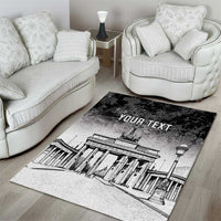 Personalized Germany Berlin Wall Area Rug Tag der Deutschen Einheit