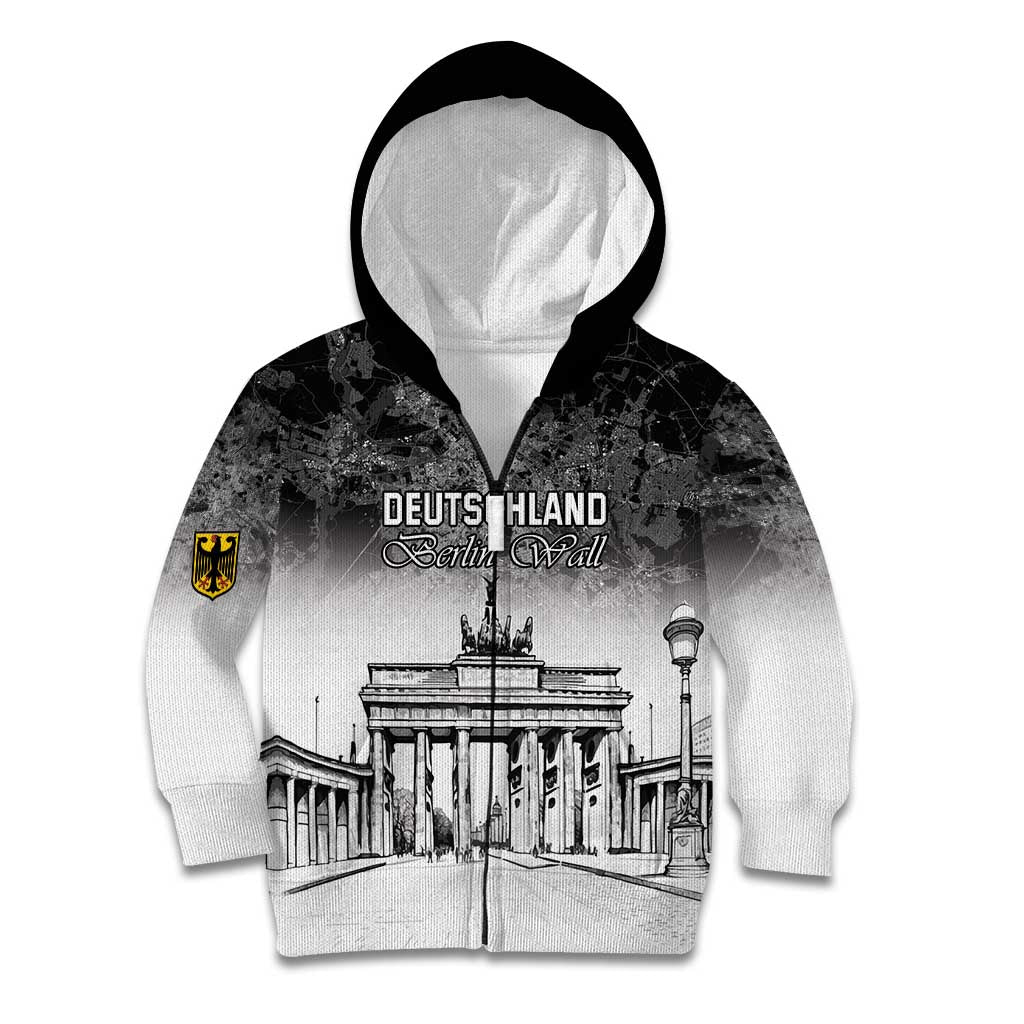 Personalized Germany Berlin Wall Kid Hoodie Tag der Deutschen Einheit
