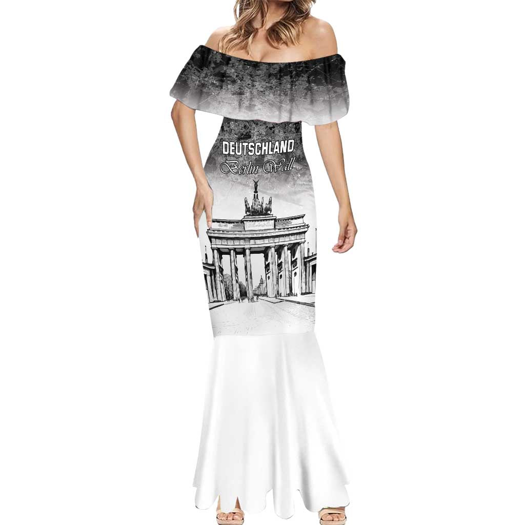 Personalized Germany Berlin Wall Mermaid Dress Tag der Deutschen Einheit