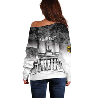 Personalized Germany Berlin Wall Off Shoulder Sweater Tag der Deutschen Einheit