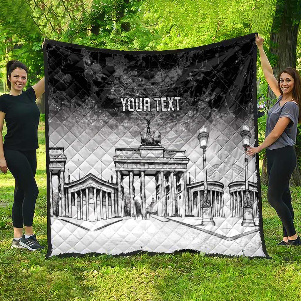 Personalized Germany Berlin Wall Quilt Tag der Deutschen Einheit
