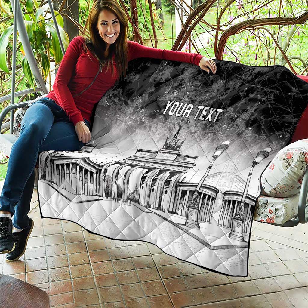 Personalized Germany Berlin Wall Quilt Tag der Deutschen Einheit