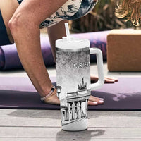 Personalized Germany Berlin Wall Tumbler With Handle Tag der Deutschen Einheit