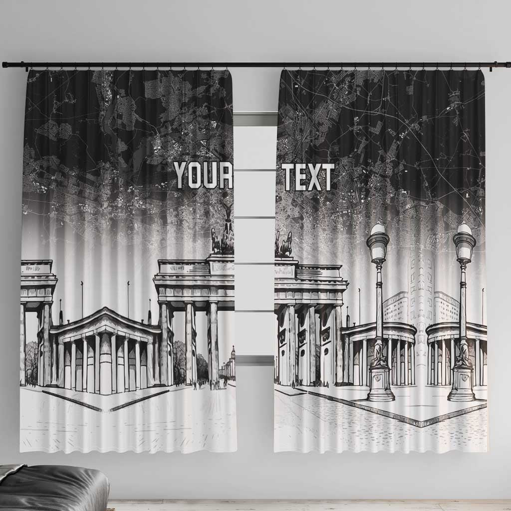 Personalized Germany Berlin Wall Window Curtain Tag der Deutschen Einheit