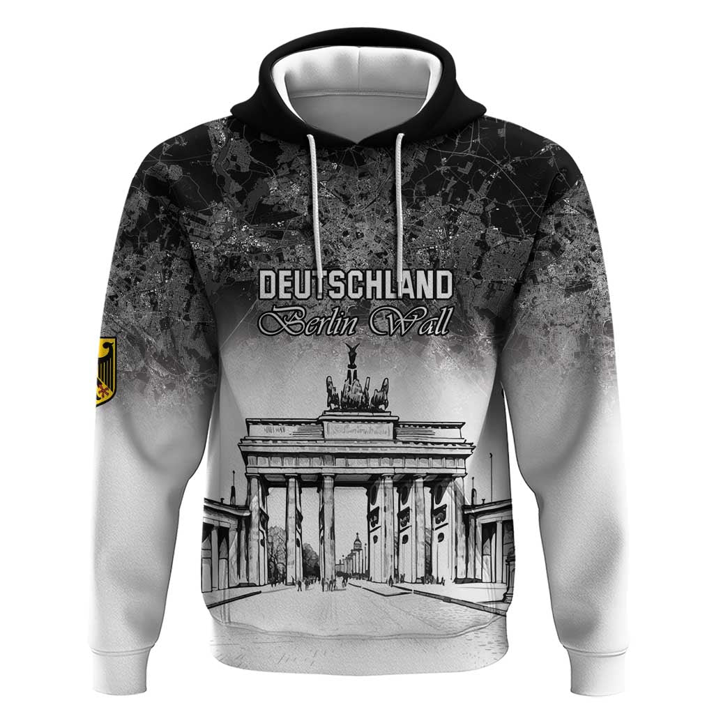 Personalized Germany Berlin Wall Zip Hoodie Tag der Deutschen Einheit