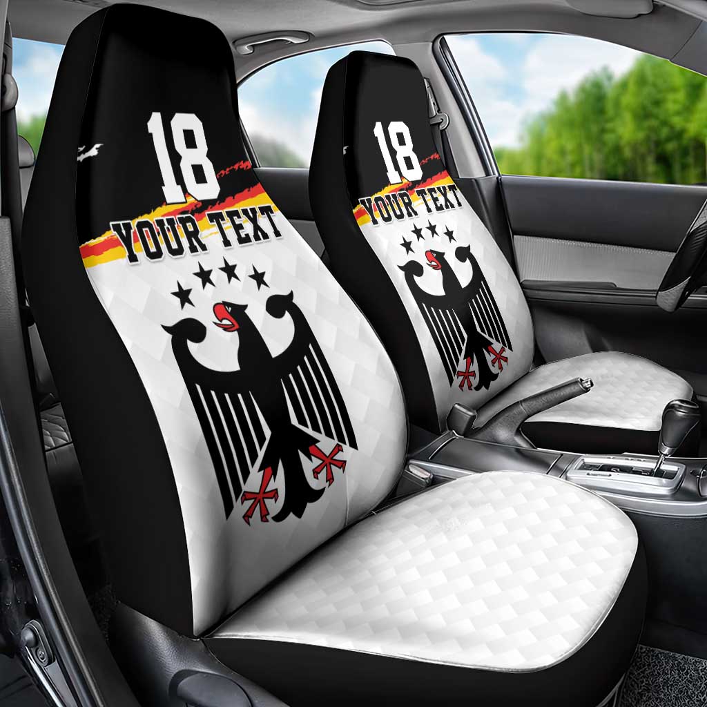Custom Germany Football Car Seat Cover Come On DFB-Team