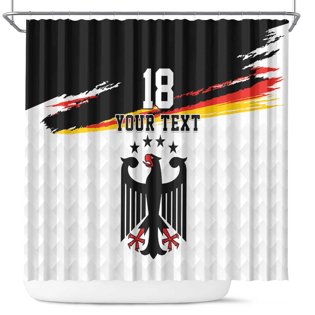 Custom Germany Football Shower Curtain Come On DFB-Team