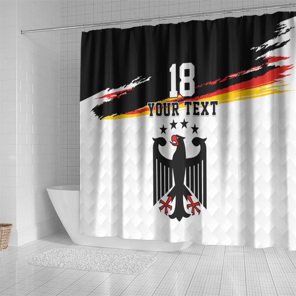 Custom Germany Football Shower Curtain Come On DFB-Team