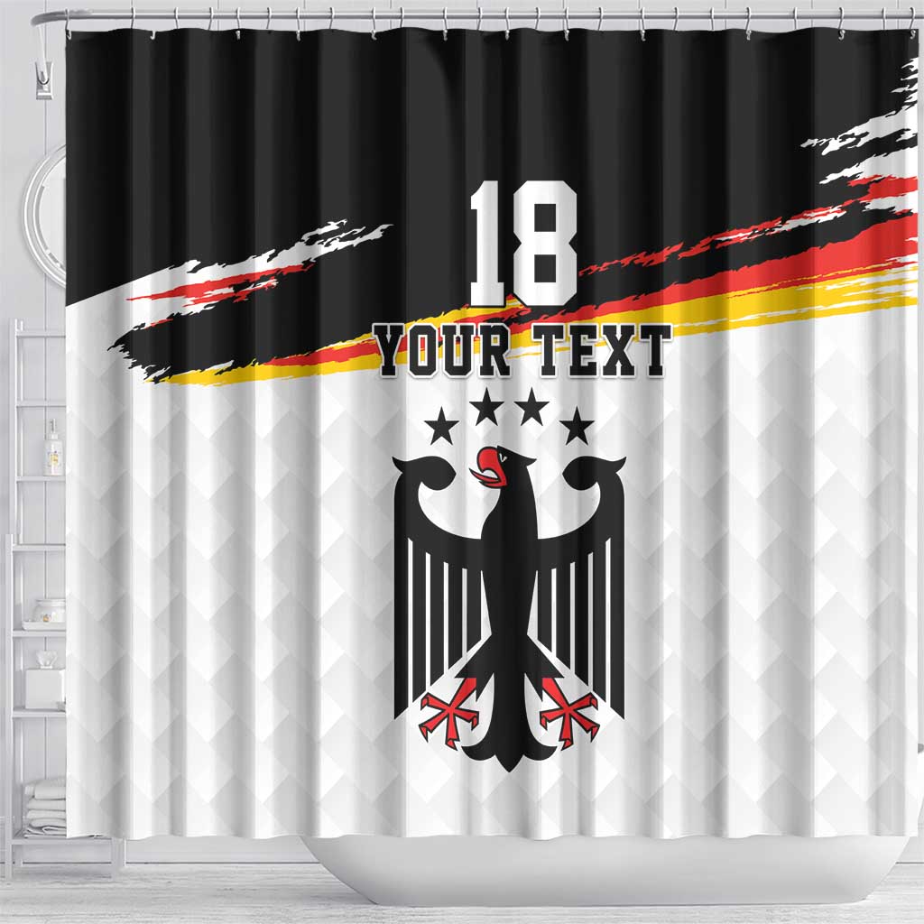 Custom Germany Football Shower Curtain Come On DFB-Team
