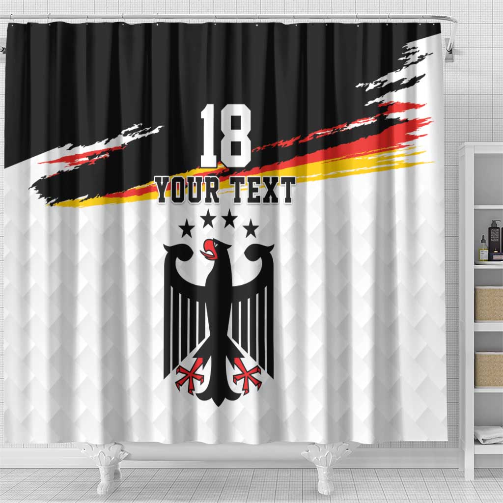 Custom Germany Football Shower Curtain Come On DFB-Team