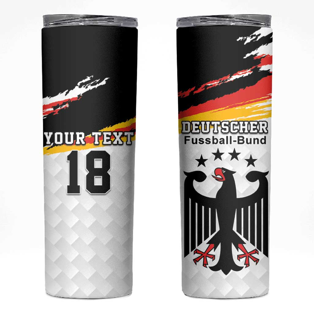 Custom Germany Football Skinny Tumbler Come On DFB-Team