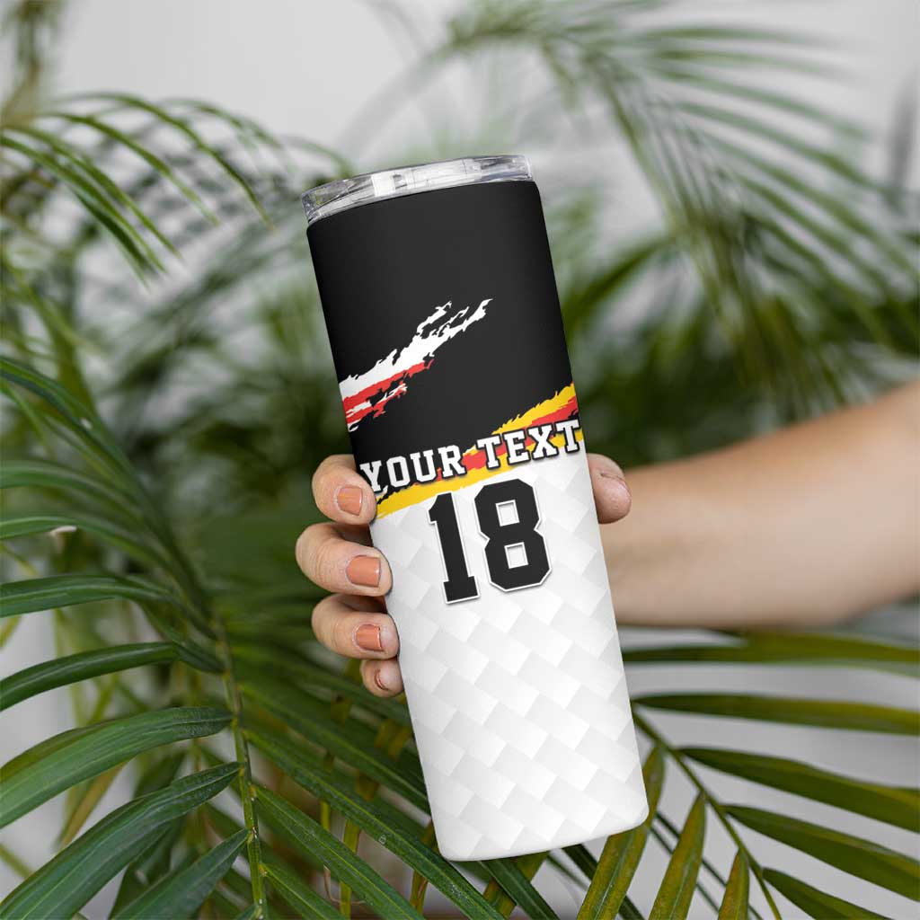 Custom Germany Football Skinny Tumbler Come On DFB-Team