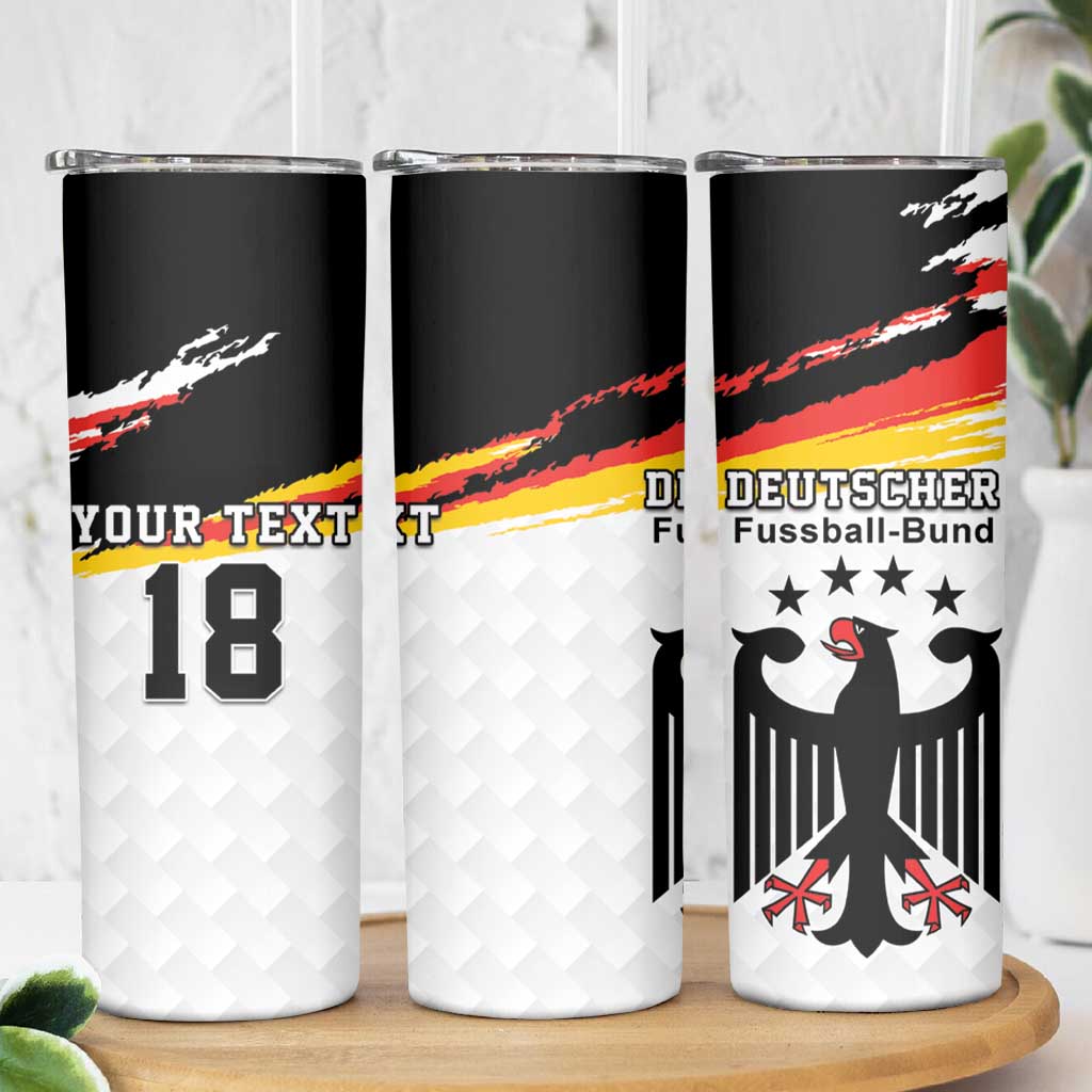 Custom Germany Football Skinny Tumbler Come On DFB-Team