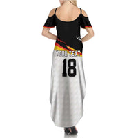 Custom Germany Football Summer Maxi Dress Come On DFB-Team