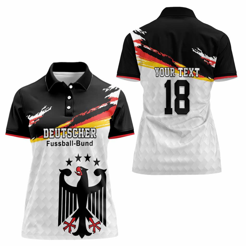 Custom Germany Football Women Polo Shirt Come On DFB-Team