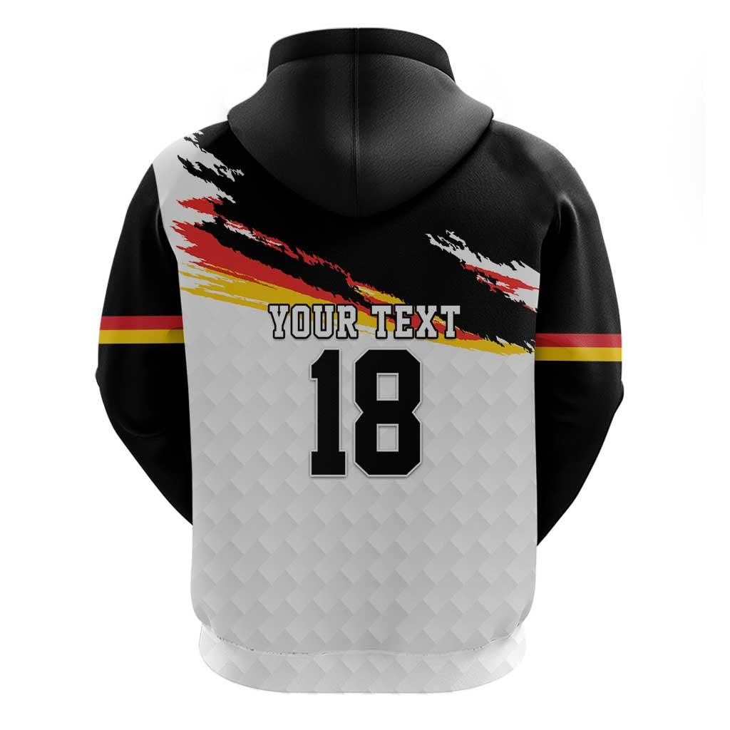 Custom Germany Football Zip Hoodie Come On DFB-Team