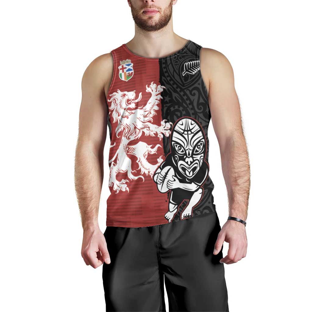 Custom British Lions New Zealand Men Tank Top Unique Style LT18 - Polynesian Pride