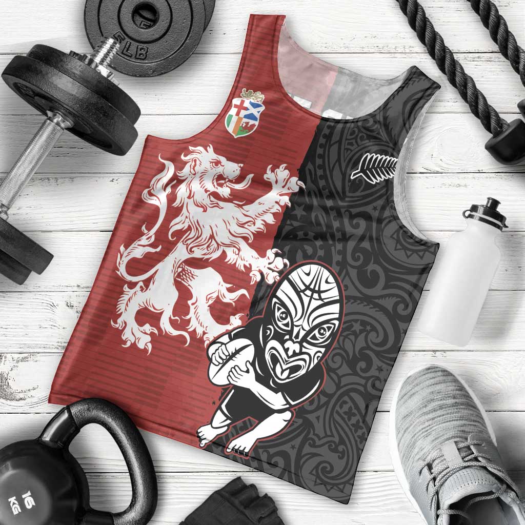 Custom British Lions New Zealand Men Tank Top Unique Style LT18 - Polynesian Pride