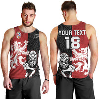 Custom British Lions New Zealand Men Tank Top Unique Style LT18 - Polynesian Pride