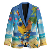Funny Hawaii Mango Blazer Tropical Summer Beach Mascot Vacation