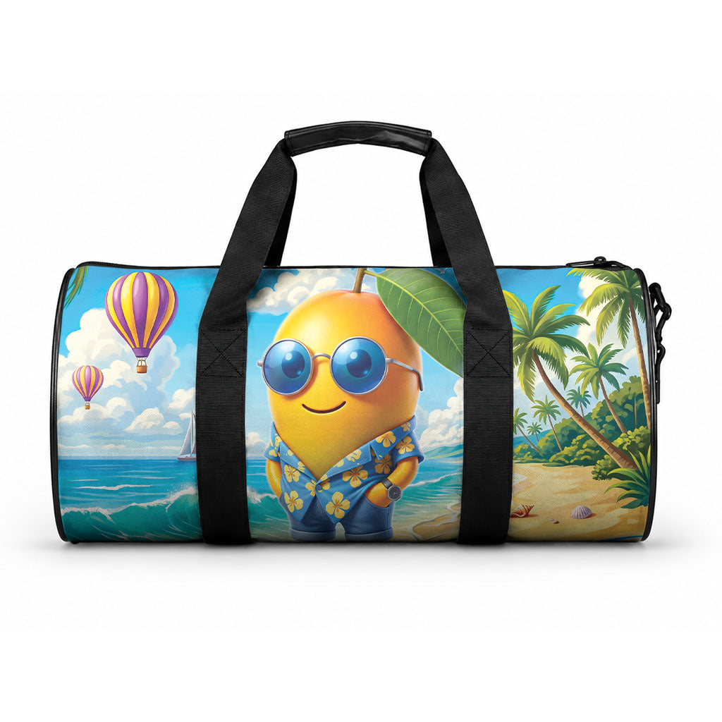 Funny Hawaii Mango Duffle Bag Tropical Summer Beach Mascot Vacation LT19 One size Blue - Polynesian Pride