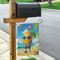 Funny Hawaii Mango Garden Flag Tropical Summer Beach Mascot Vacation