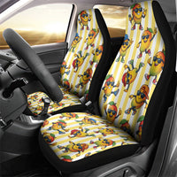 Funny Hawaii Mango Hip Hop Cartoon Car Seat Cover Summer Beach Party