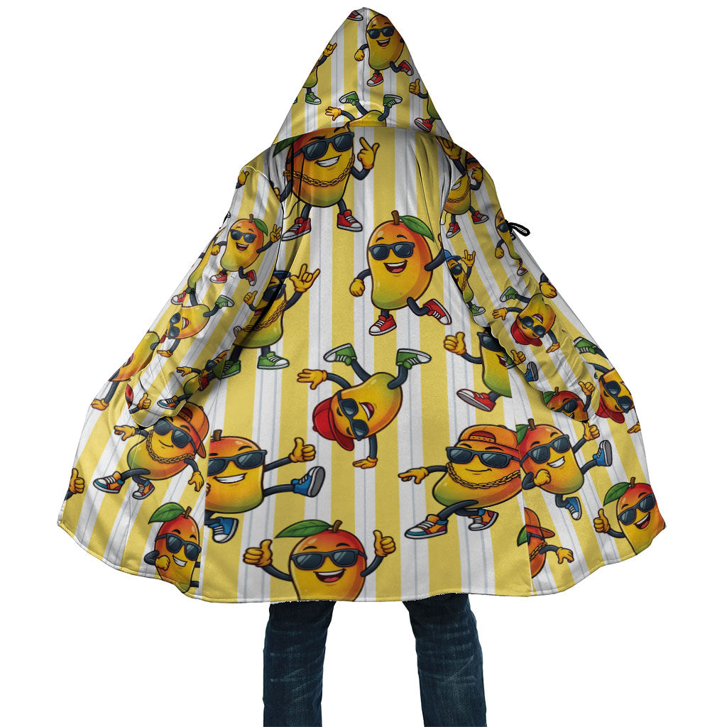 Funny Hawaii Mango Hip Hop Cartoon Cloak Summer Beach Party