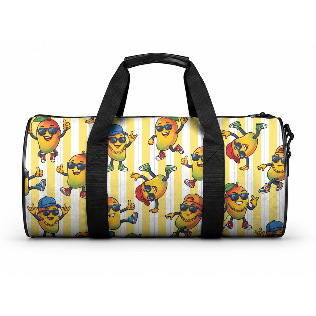 Funny Hawaii Mango Hip Hop Cartoon Duffle Bag Summer Beach Party LT19 One size Yellow - Polynesian Pride