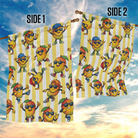 Funny Hawaii Mango Hip Hop Cartoon Garden Flag Summer Beach Party LT19 - Polynesian Pride