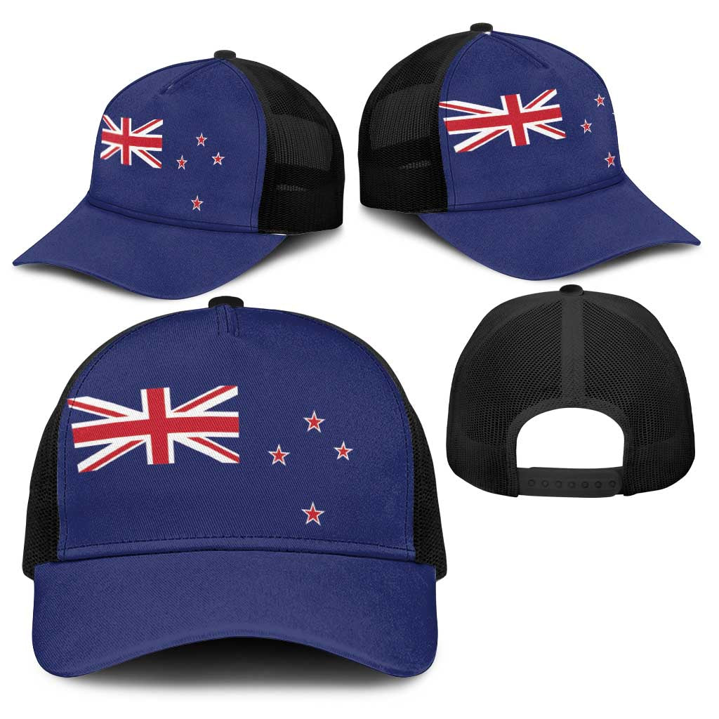 New Zealand Baseball Net Cap National Flag Colors LT19 - Polynesian Pride