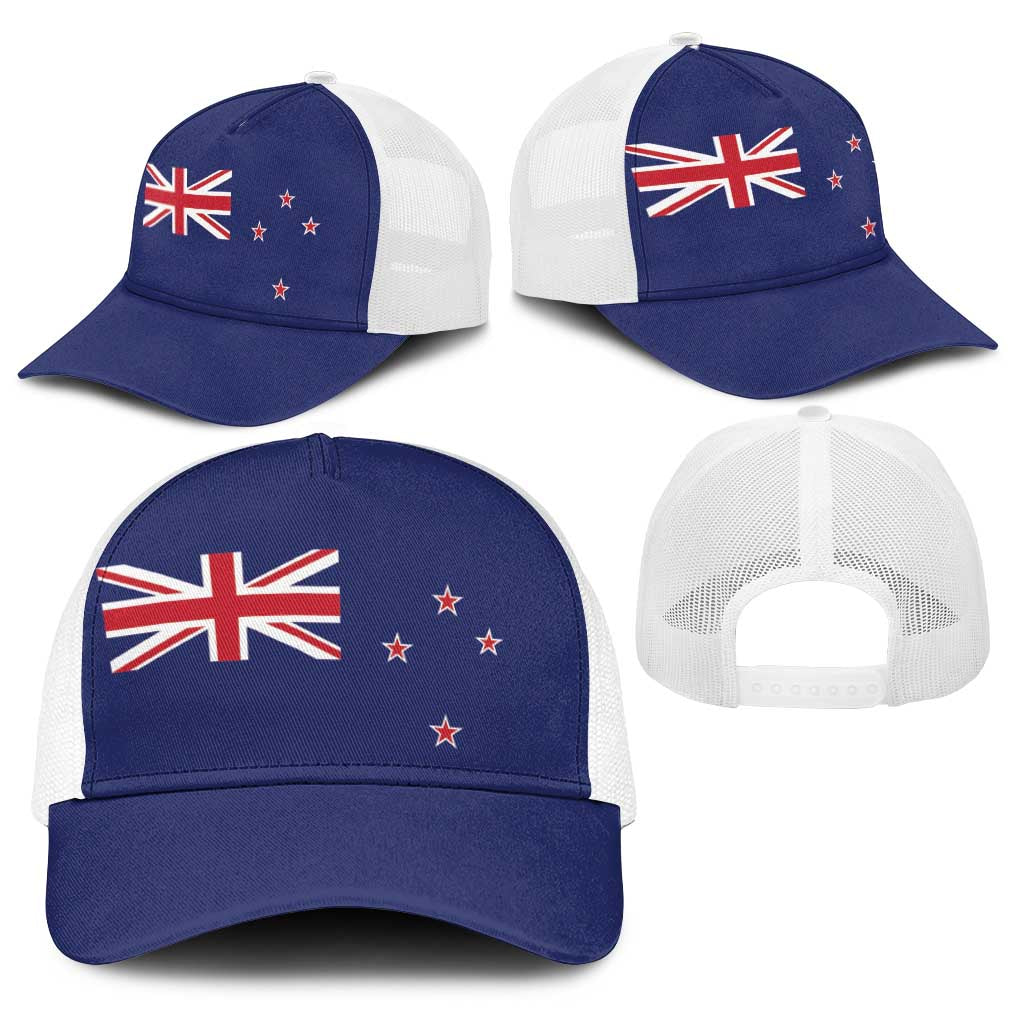 New Zealand Baseball Net Cap National Flag Colors LT19 - Polynesian Pride