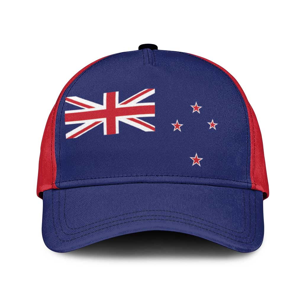 New Zealand Classic Cap - National Flag Colors LT19 Universal Fit Blue - Polynesian Pride