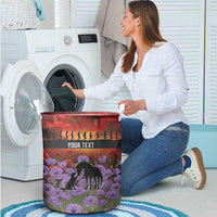 Personalised ANZAC Day Laundry Basket Remembering the Animals of War LT19 - Polynesian Pride