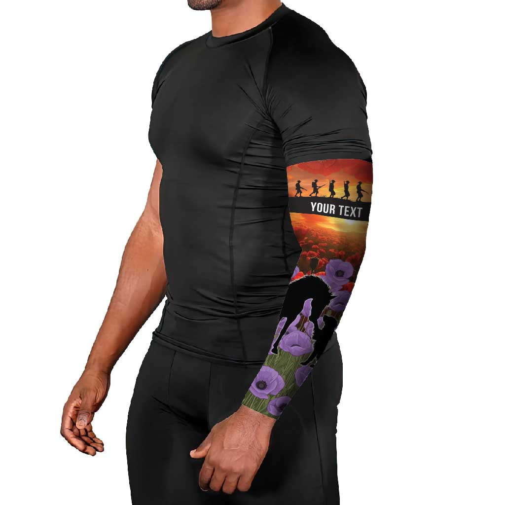 Personalised ANZAC Day Arm Sleeves Remembering the Animals of War LT19 - Polynesian Pride