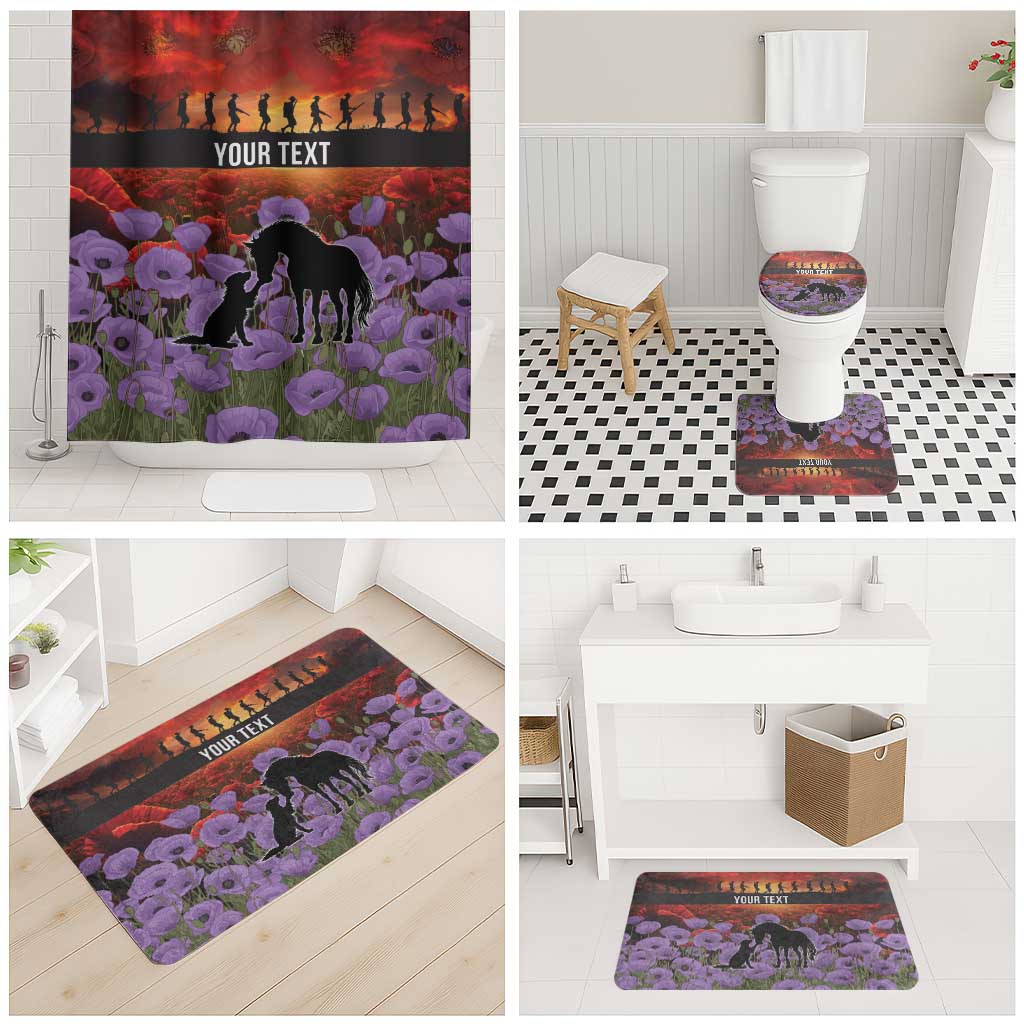 Personalised ANZAC Day Bathroom Set Remembering the Animals of War LT19 - Polynesian Pride
