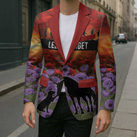 Personalised ANZAC Day Blazer Remembering the Animals of War LT19 - Polynesian Pride