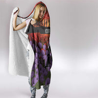 Personalised ANZAC Day Hooded Blanket Remembering the Animals of War LT19 - Polynesian Pride