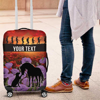 Personalised ANZAC Day Luggage Cover Remembering the Animals of War