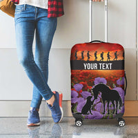 Personalised ANZAC Day Luggage Cover Remembering the Animals of War
