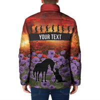 Personalised ANZAC Day Padded Jacket Remembering the Animals of War LT19 - Polynesian Pride