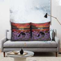 Personalised ANZAC Day Pillow Cover Remembering the Animals of War LT19 - Polynesian Pride