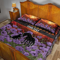 Personalised ANZAC Day Quilt Bed Set Remembering the Animals of War LT19 - Polynesian Pride