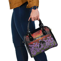 Personalised ANZAC Day Shoulder Handbag Remembering the Animals of War LT19 - Polynesian Pride